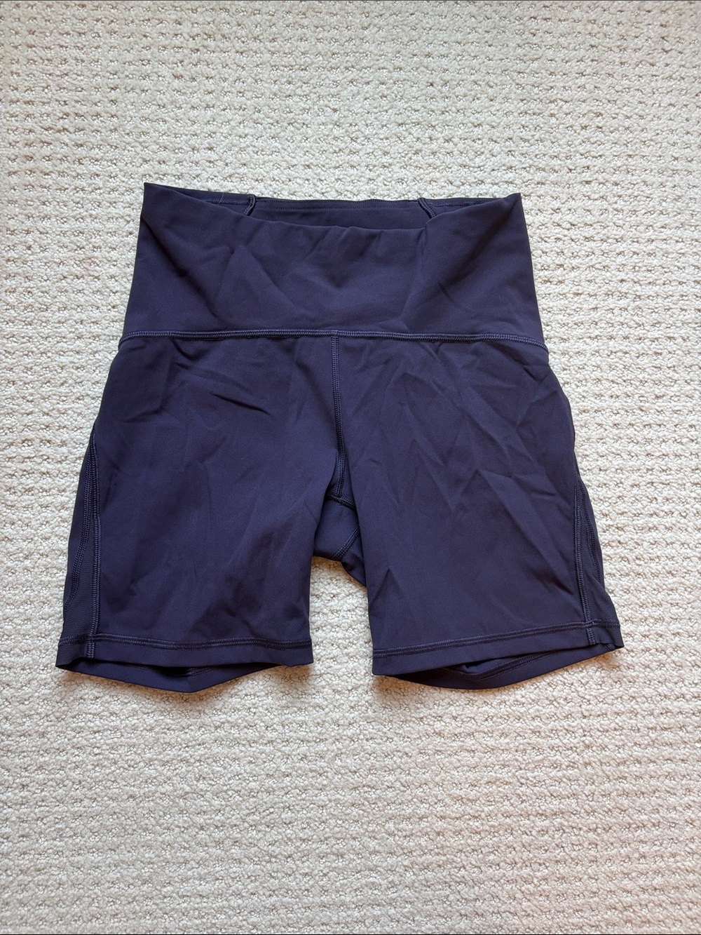 Lululemon Women’s High-Waist Performance Bike Shorts in Dark purple